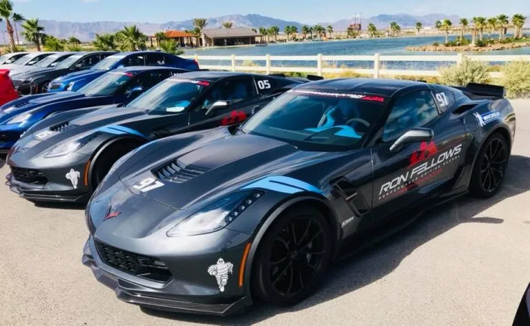 Collector Editions at the Ron Fellows school, Spring Mountain, Pahrump, Nevada. Photo by Ken Pauley.